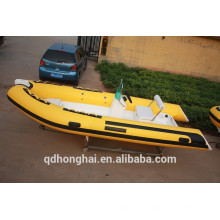 RIB470 boat with ce inflatable boat with rigid floor RIB470 china boat